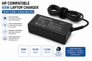 HP compatible 65W laptop charger